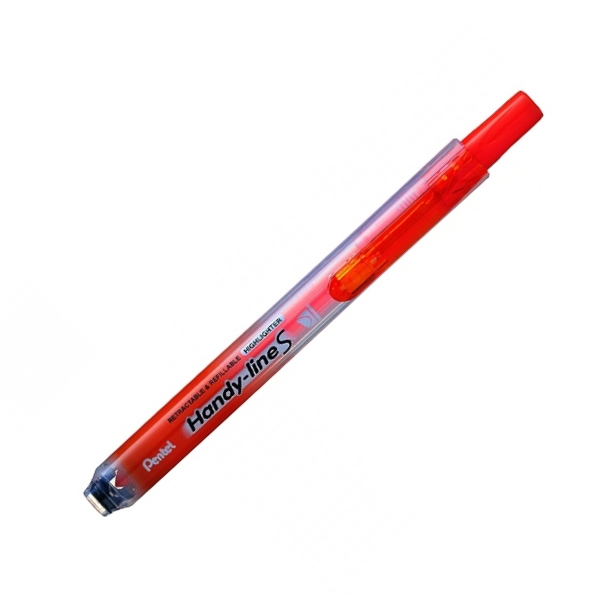 Bút Dạ Quang Pentel Handy- Lines Đầu Bấm SXS15  - Màu Cam