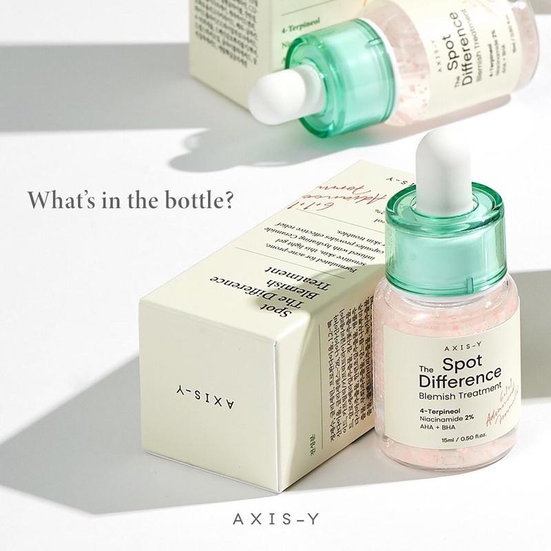Tinh chất dưỡng da hỗ trợ cải thiện mụn AXIS-Y Spot The Difference Blemish Treatment Hàn Quốc 15ml