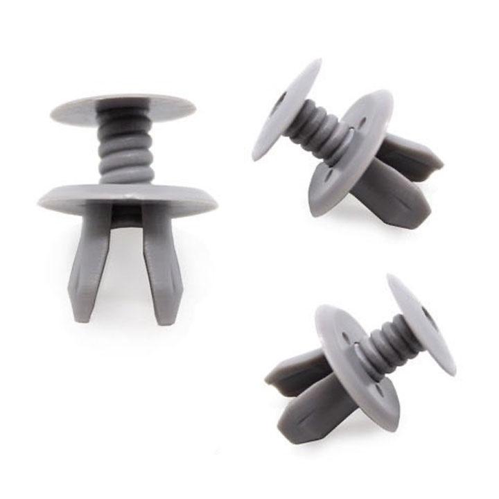Bộ 20 ốc vít nhựa cho tấm chắn bùn, gắn cản và lòng dè xe ô tô lỗ 8mm tặng kèm tua vít