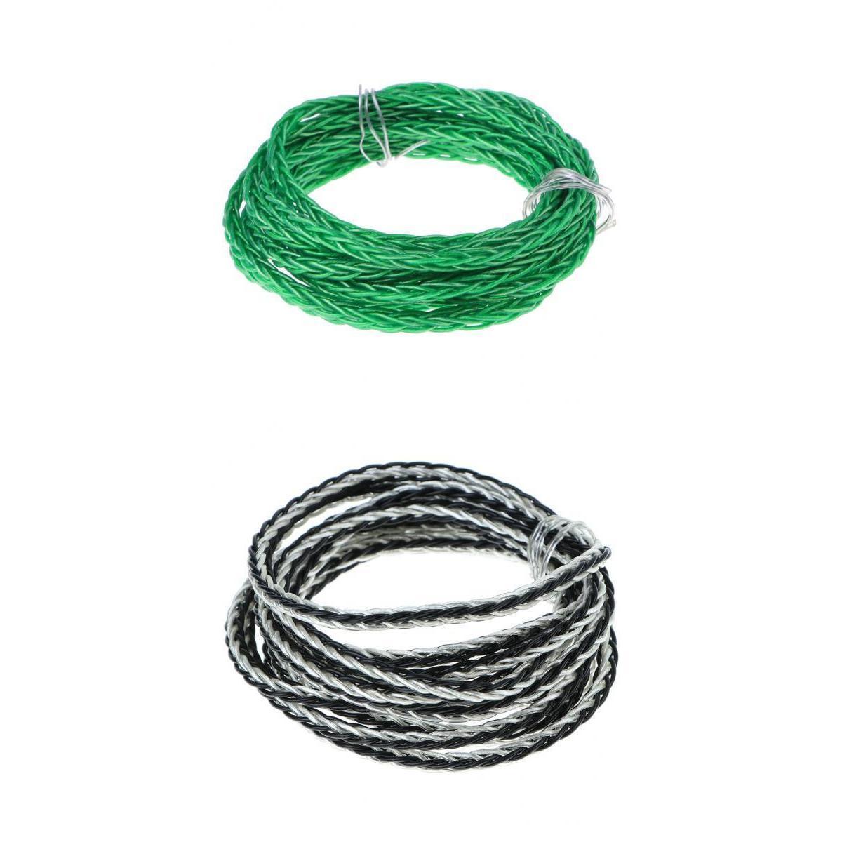 2pcs 7N Copper OCC Upgrade Cable DIY HiFi woven twist wire for Headphones