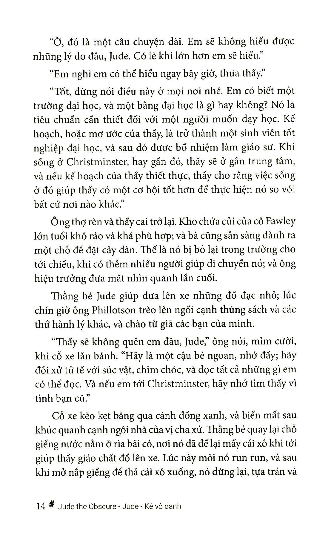 Sách JUDE - Kẻ Vô Danh