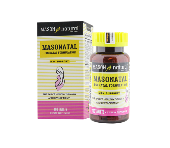 Viên uống bổ sung vitamin và khoáng chất cho phụ nữ mang thai và cho con bú Masonatal Prenatal Formulation