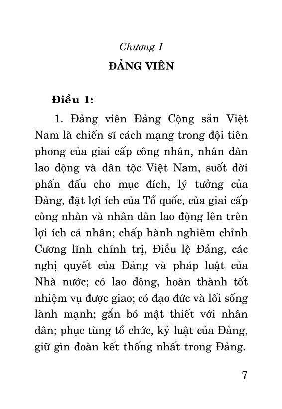 Điều lệ Đảng Cộng sản Việt Nam