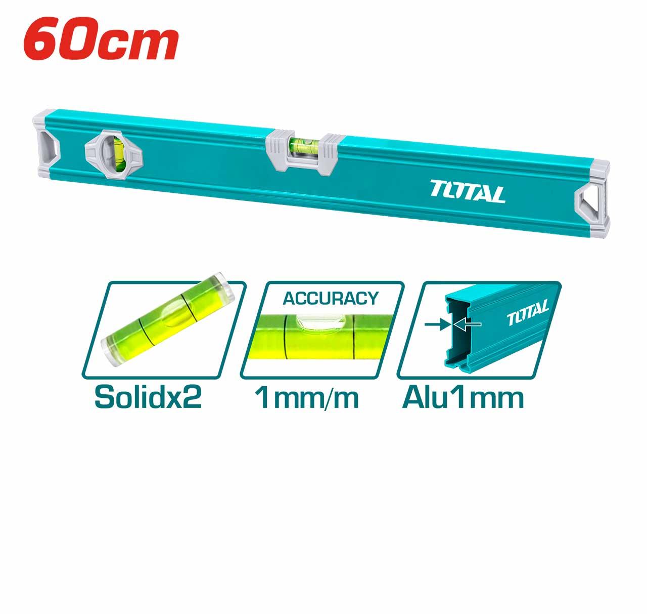 THƯỚC THỦY 40CM, 60CM, 100CM TOTAL TMT24036, TMT26036, TMT210036 - HÀNG CHÍNH HÃNG