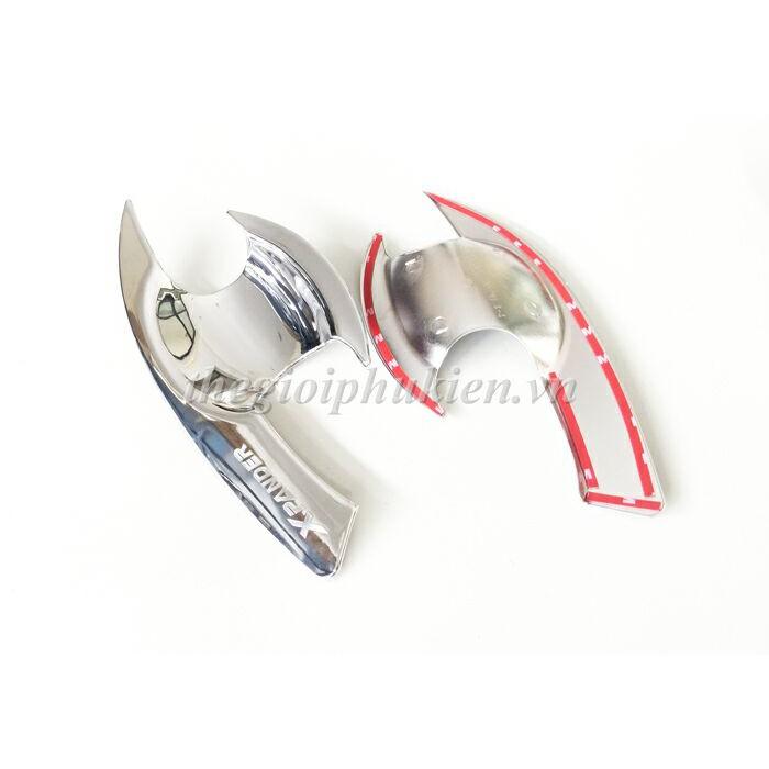 Bộ ốp tay nắm, hõm cửa xe Mitsubishi Xpander mạ Crom