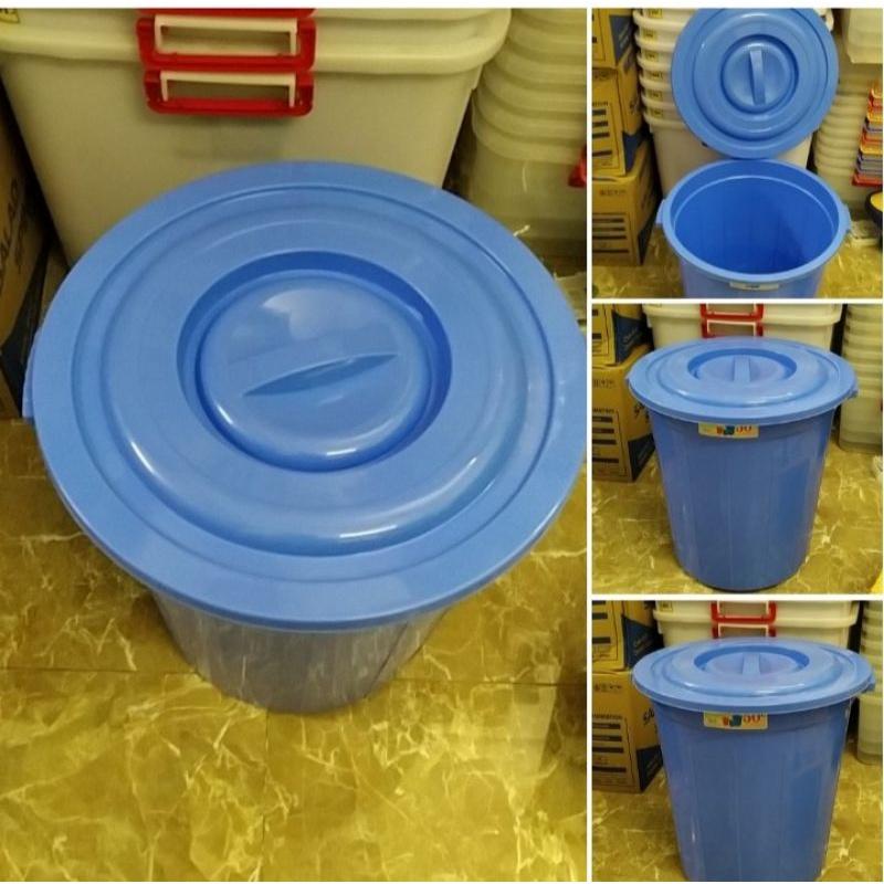 THÙNG NHỰA TRÒN CÓ NẮP ĐẬY CÁC CỠ 25L/35L/50L/60L