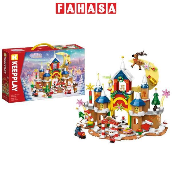 Đồ Chơi Lắp Ráp Chủ Đề Giáng Sinh - Christmas Castle - Keepplay 34016 (601 Mảnh Ghép)