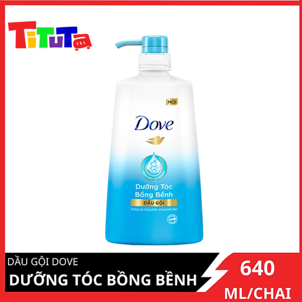 Dầu Gội Dove Dưỡng Tóc Bồng Bềnh 640ml