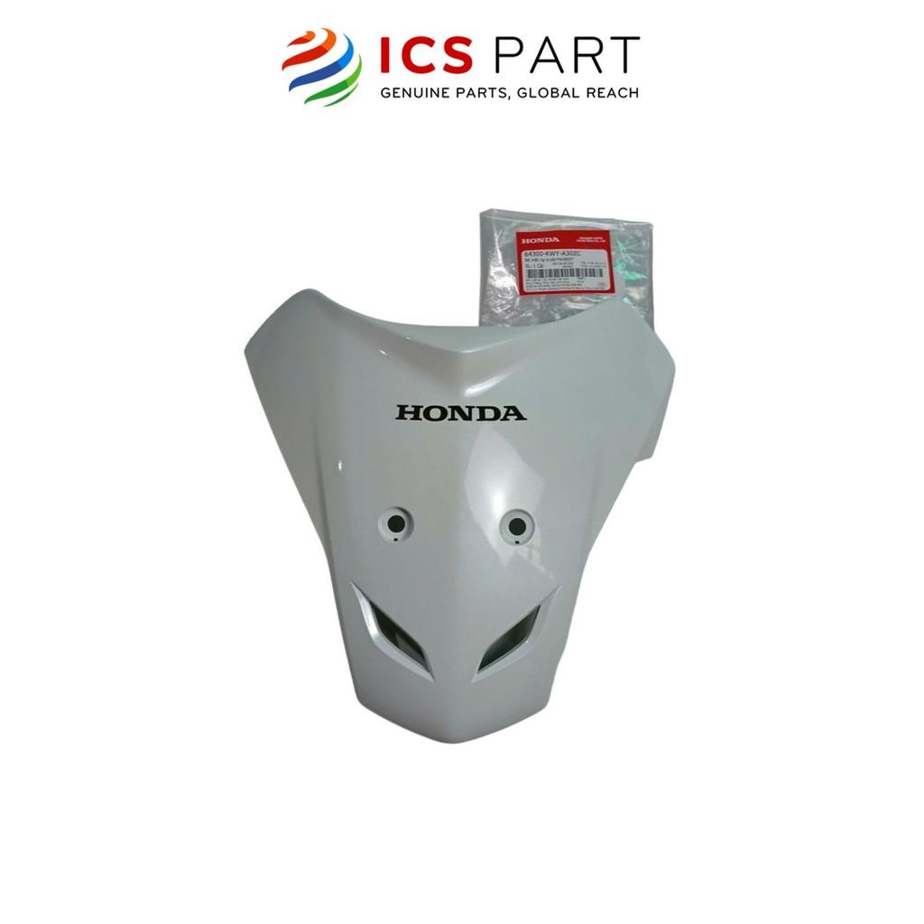 Mặt Nạ HONDA Wave 100 (Alpha A) 2013-2015 Trắng Xanh Nhb55 (Có Tem) (64300KWYA30ZC)