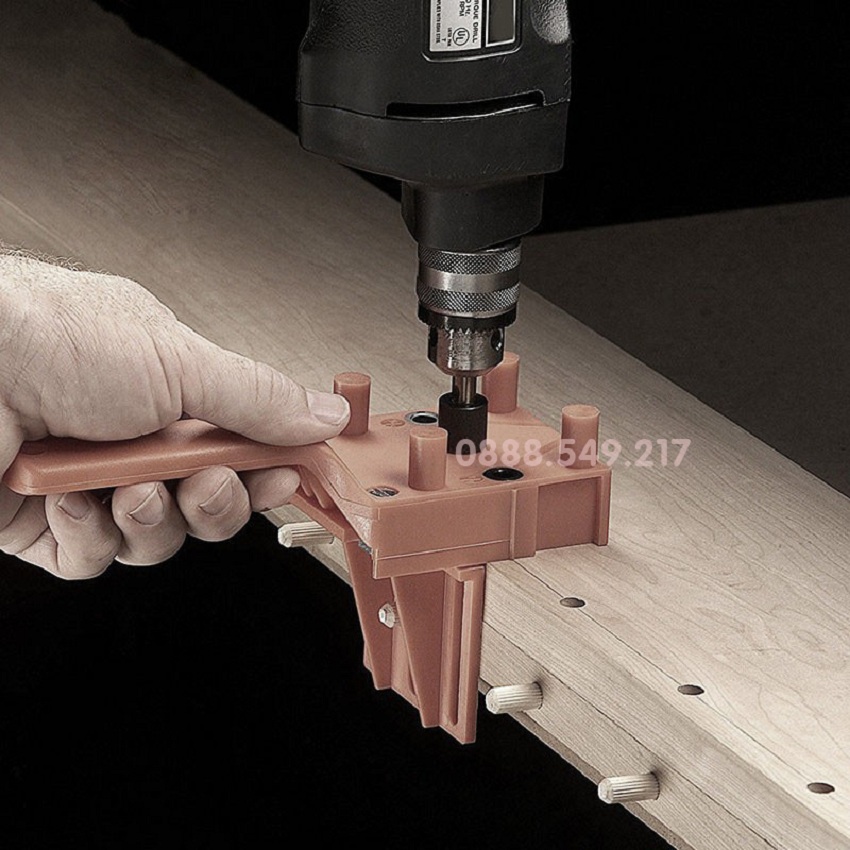 Cữ Khoan Thẳng Dụng Cụ Định Vị Khoan Lỗ Chốt Gỗ 6 8 10mm - Bộ Cữ Khoan Chốt Gỗ Chuyên Dụng