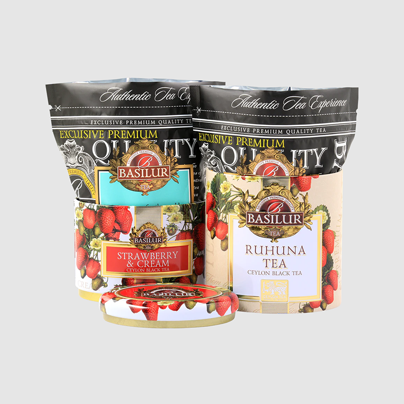 Trà đen Ceylon Basilur vị dâu kem vùng Ruhuna - 100g