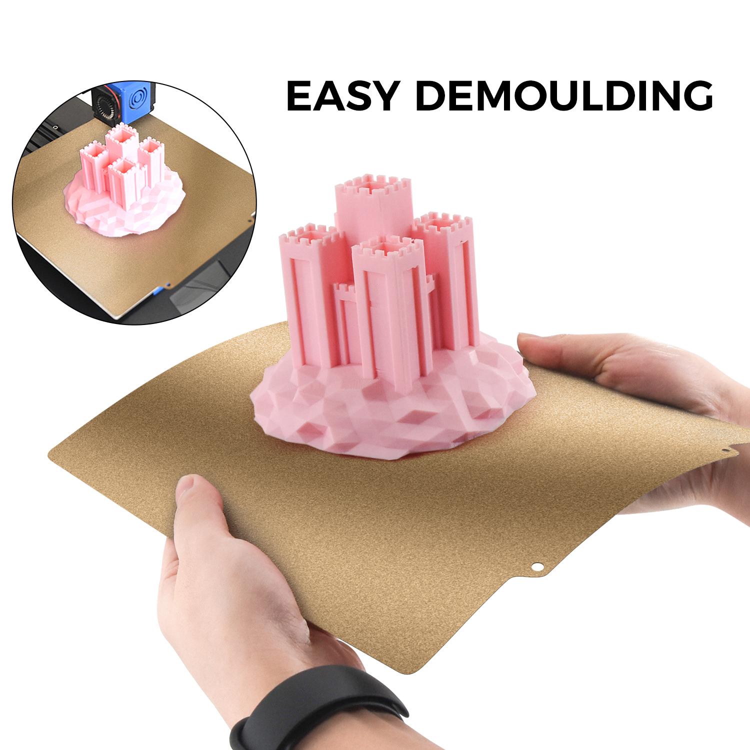 TWOTREES Tấm thép lò xo PEI hai mặt có hoặc không có cơ sở từ tính 220/235/310mm cho các bộ phận máy in 3D