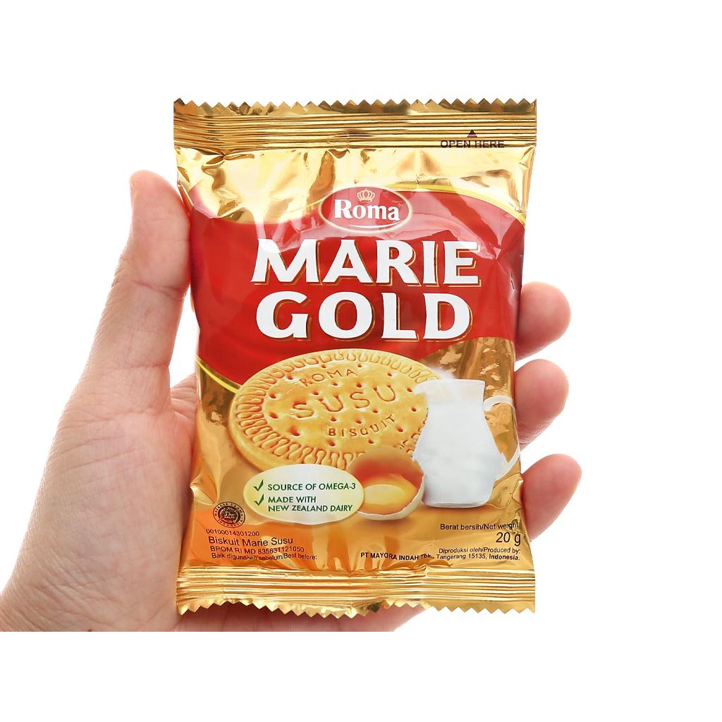 Bánh quy sữa Roma Marie Gold hộp 320g (16x20g) (date Mới)