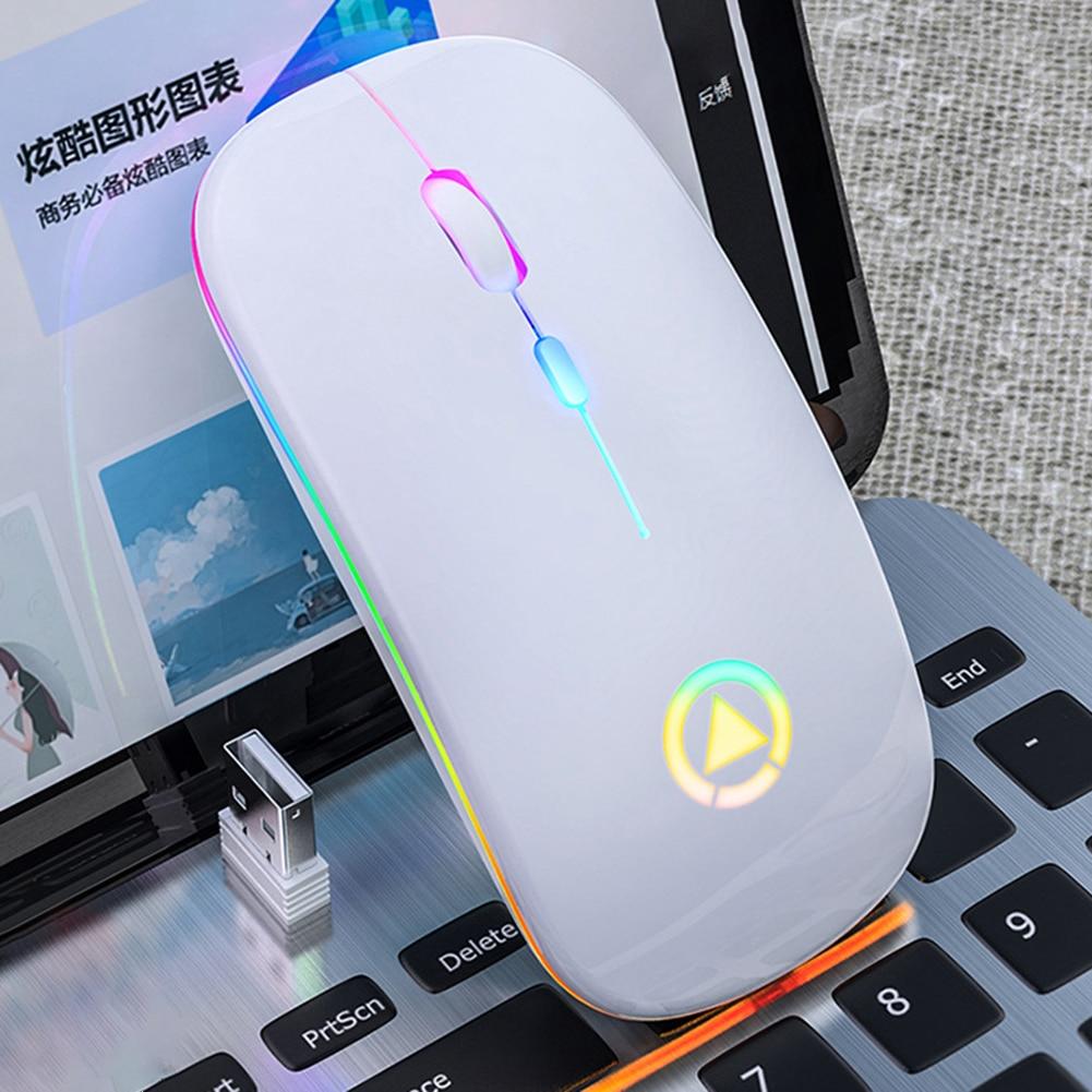 Chuột Máy Tính Không Dây Có Đèn Led