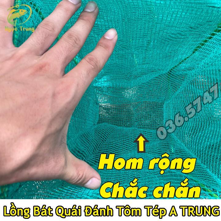 Lồng Bát Quái A TRUNG Chuyên Dụng Đánh Bắt Tôm,Tép,Cá . Mất Lưới 3li Khung 20x30cm Dài 5m đến 8m-LBQ1