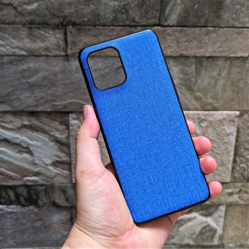 Ốp lưng Find X3,X3 Pro vân vải Jean chống bám vân tay, Nhiều màu