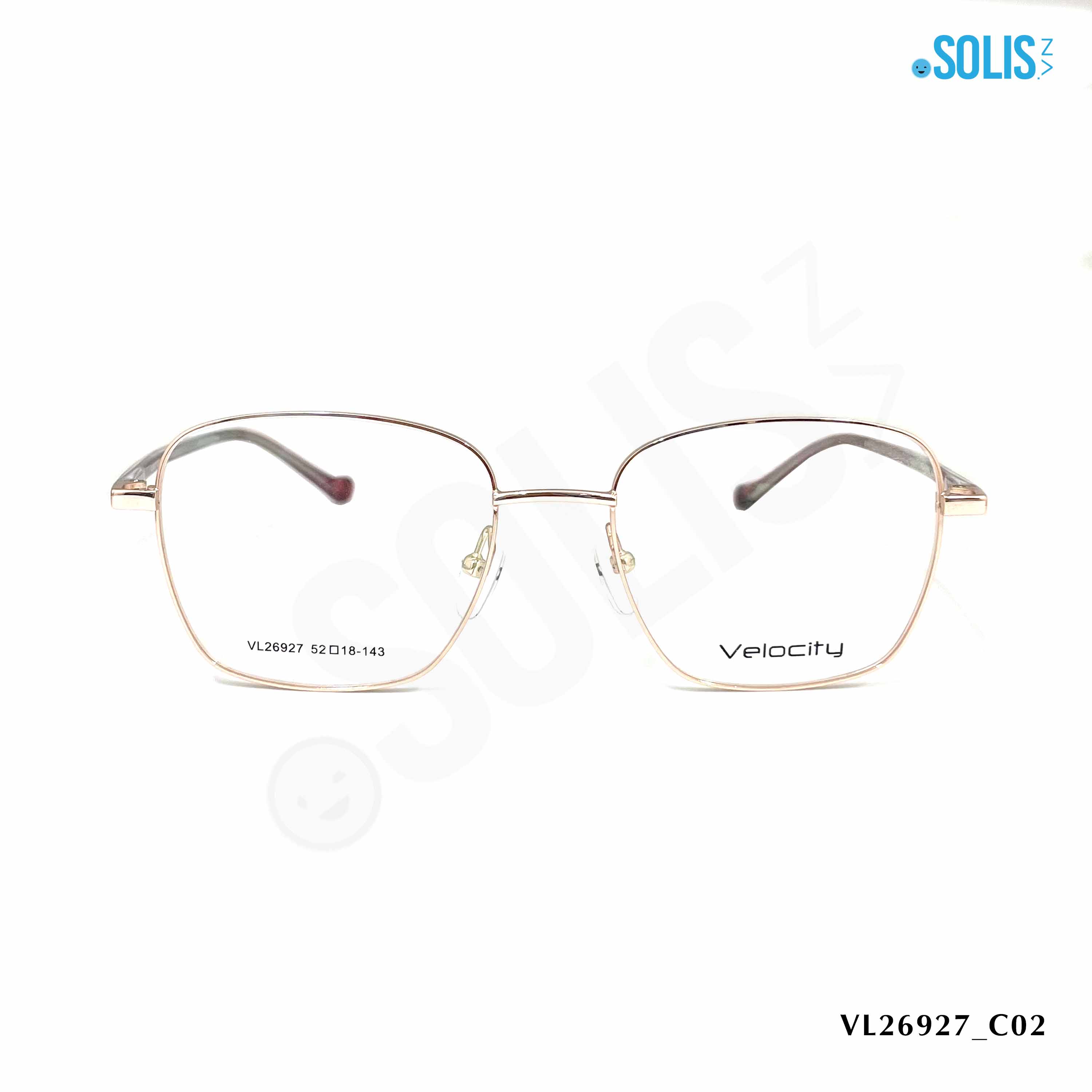 Gọng kính KL Velocity VL26927 - KÍNH KIM LOẠI HIỆU VELOCITY VL26927 KÍCH THƯỚC 52-18-143