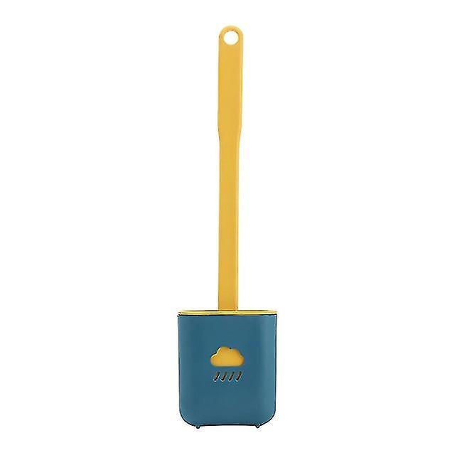 Bàn chải nhà vệ sinh silicon, đầu bàn chải trong nước mềm gắn vào tường, sử dụng làm sạch phòng tắm