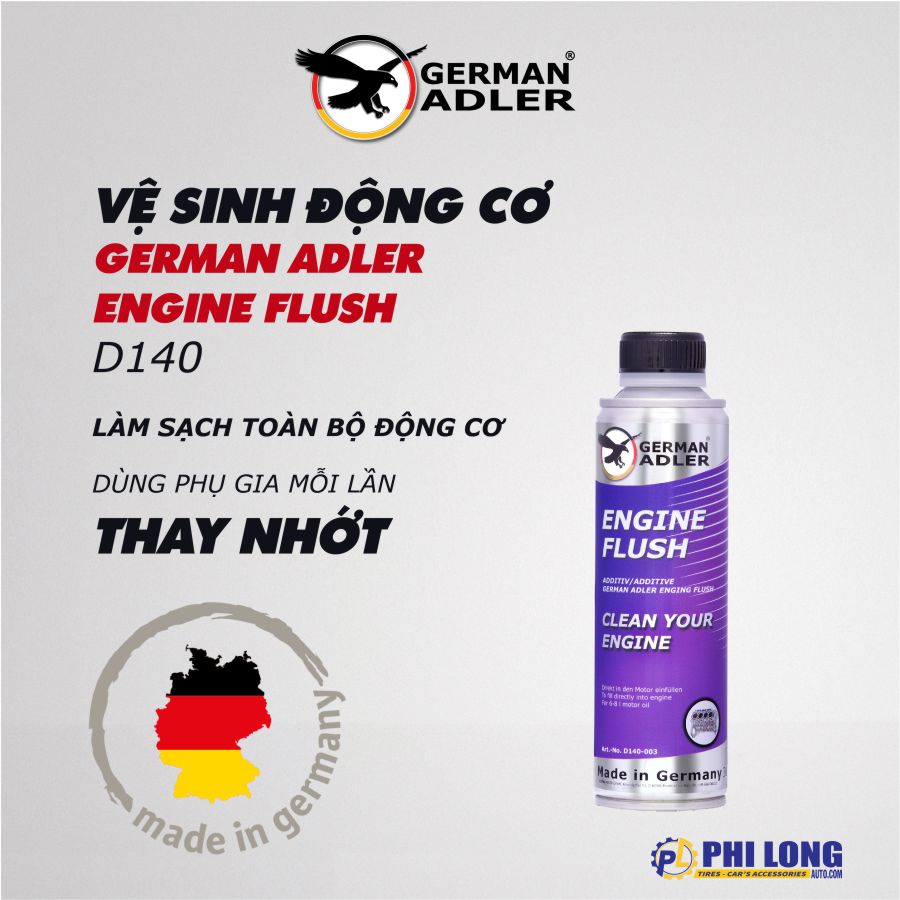 Dung dịch vệ sinh hệ thống khí thải GERMAN ADLER ENGINE FLUSH