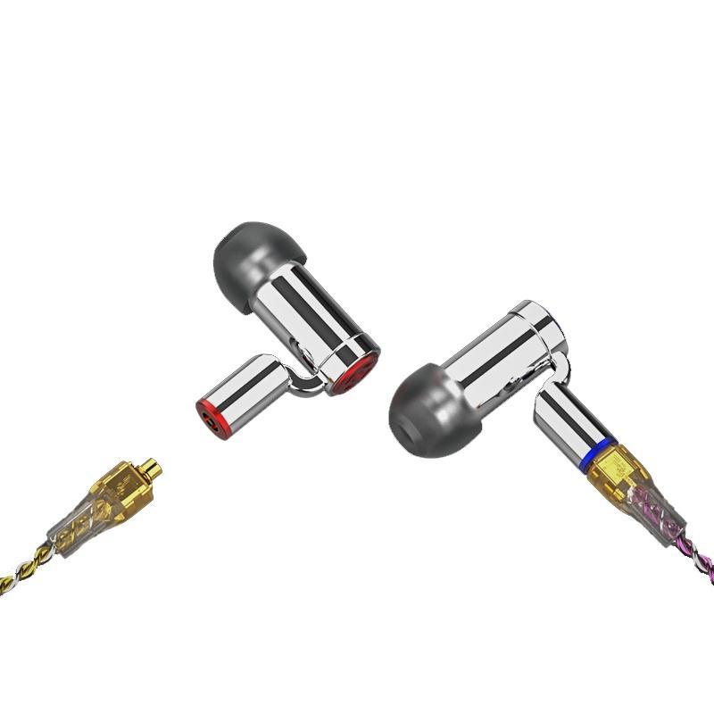 Tai Nghe Nhét Tai Senfer Kp616 Bằng Kim Loại Nano Đường Kính 5mm Có Dây Cáp Tháo Rời
