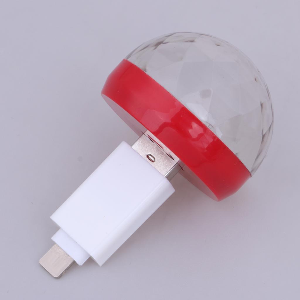 2xUSB Mini for Home Party DJ Lighting Red