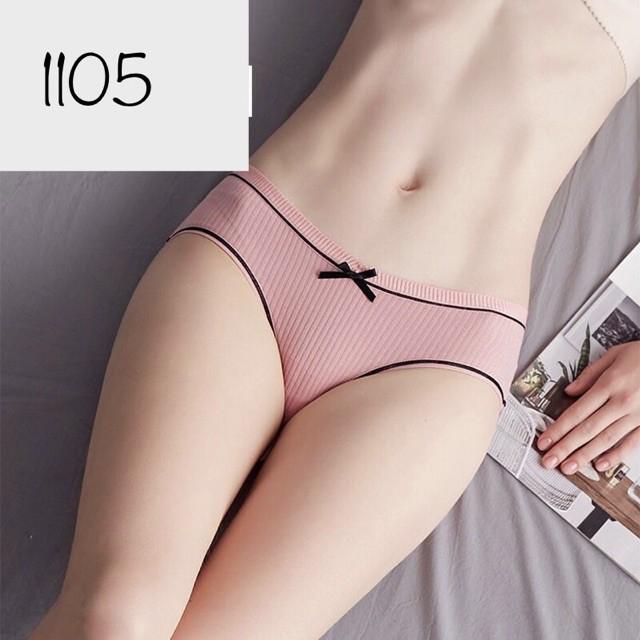 QUẦN LÓT COTTON GÂN TĂM HÀNG CAO CẤP. Co Giãn 4 chiều và Free Size từ 40kg tới 60kg.