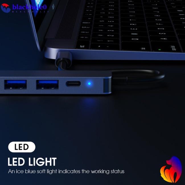 Hub chuyển đổi 7 trong 1 USB C sang 4k Hdmi Type C Dj1013 thích hợp cho Macbook Pro/Air iPad Xps