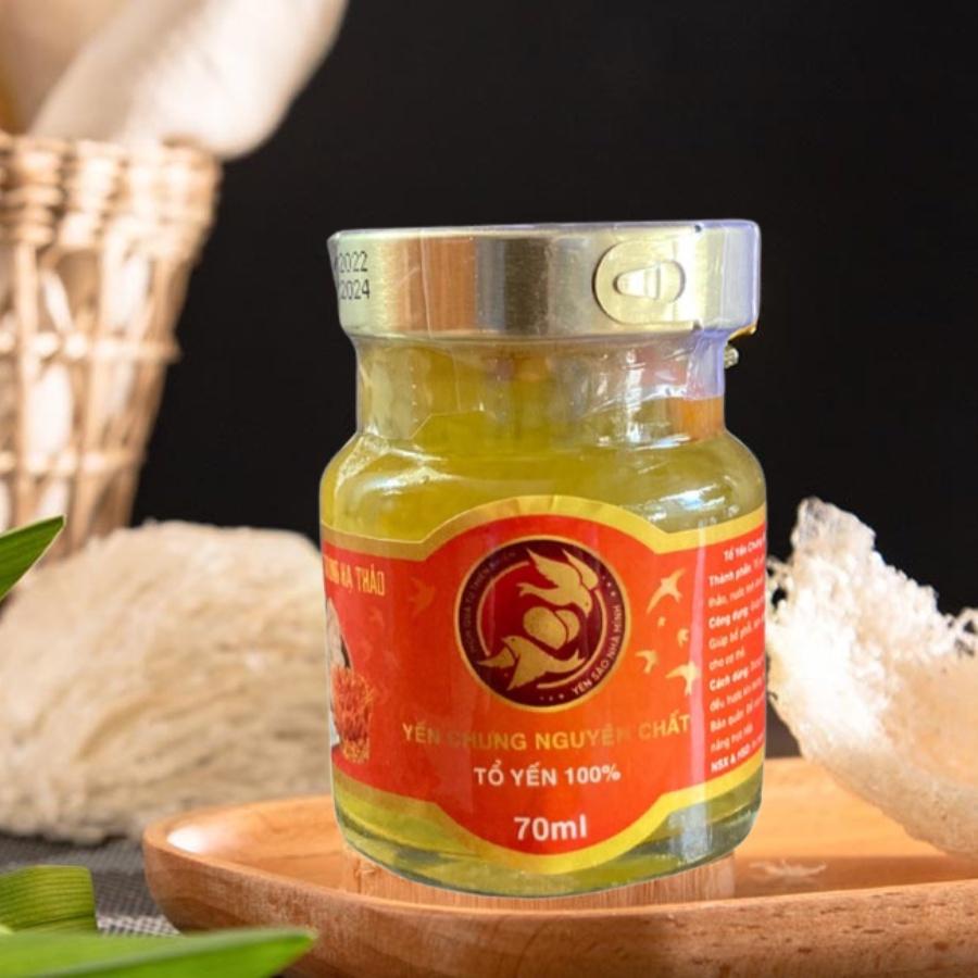 Yến hũ chưng đông trùng hạ thảo; đảm bảo chất lượng và tiện lợi; không chất bảo quản, không chất phụ gia