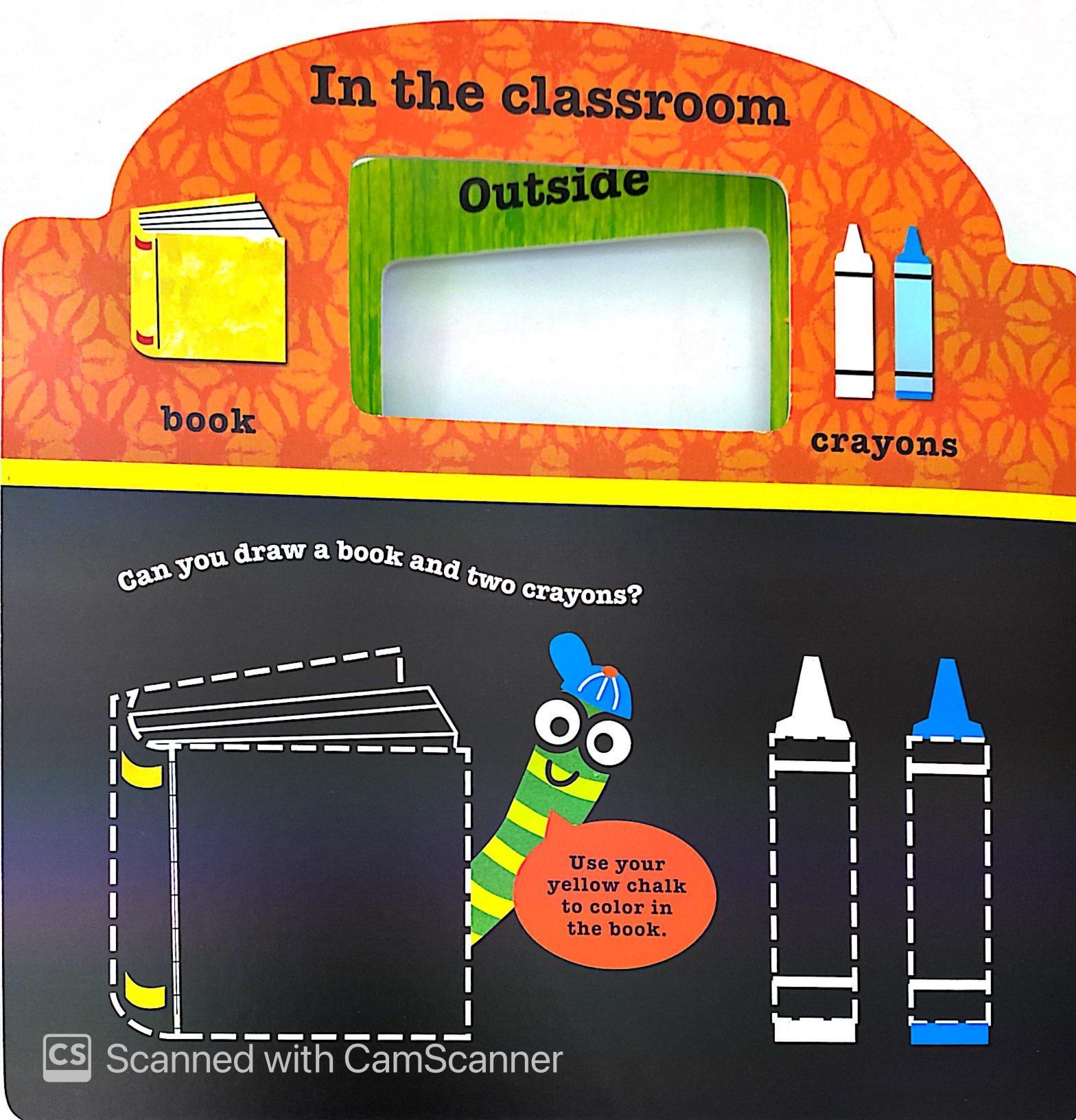 Schoolies Board Books Chalk Fun