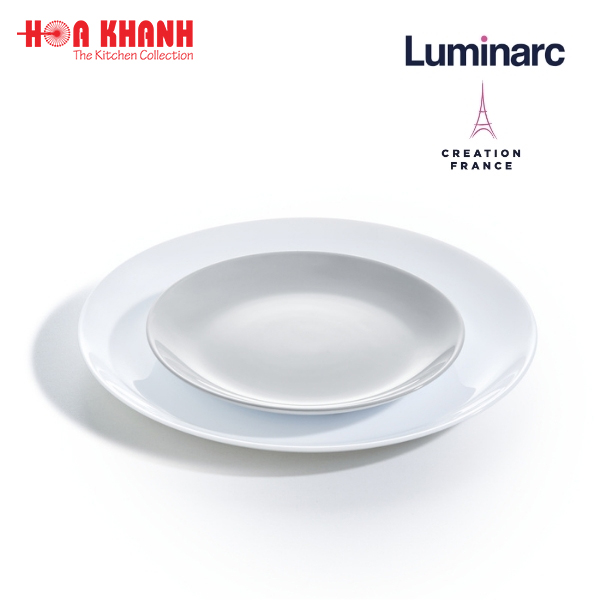 Đĩa Thủy Tinh Luminarc Granit 19cm đựng thức ăn, cường lực, kháng vỡ - 1 đĩa - P0704
