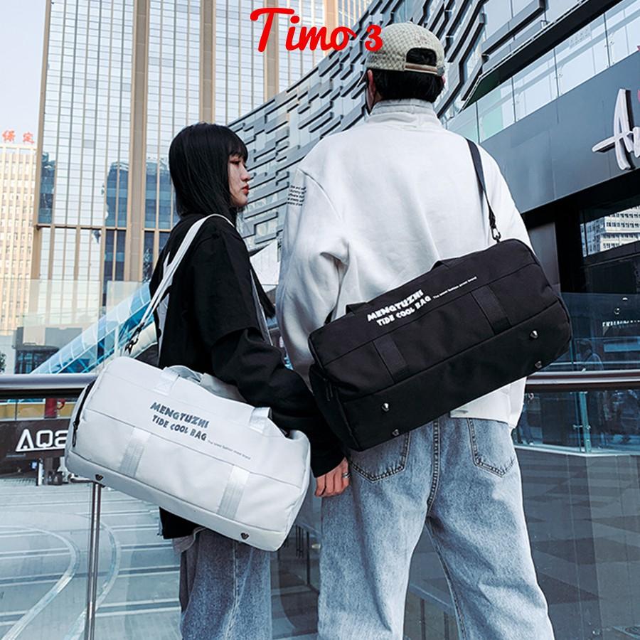 Túi du lịch, Túi trống thể thao, nam nữ cỡ lớn đa năng chống nước có ngăn để giày khóa kéo xịn LAZA TX367