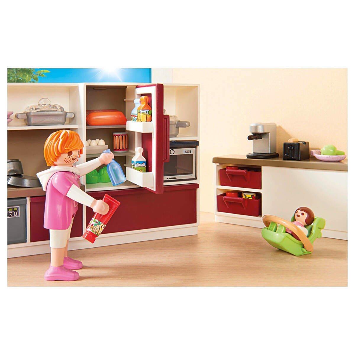 Đồ chơi mô hình Playmobil Nội thất phòng bếp kèm nhân vật 102 pcs