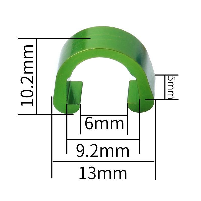 10Pcs Bicycle Frame U Buckle For Brake Cable Housing Hose Tube MTB Bike Shifter Cable Guides Button Fixed Tubing Clips