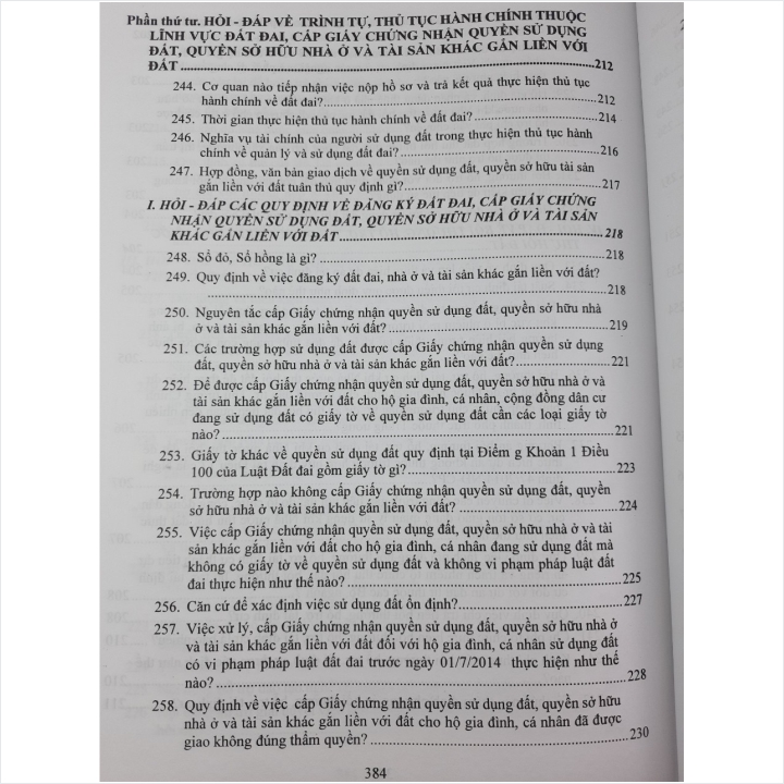 355 Câu Hỏi - Đáp Về Nghiệp Vụ Quản Lý Đất Đai, Phí Thẩm Định Cấp Giấy Chứng Nhận Quyền Sử Dụng Đất, Tài Sản Gắn Liền Với Đất, Hòa Giải Và Giải Quyết Tranh Chấp Đất Đai