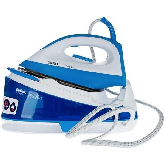 Bàn Ủi Hơi Nước TEFAL FASTEO SV6038, Bàn Là Đứng, Áp Suất 5Bar, Bình Nước 1.2L, Nhập Khẩu, BH 12 Tháng, Hàng Chính Hãng