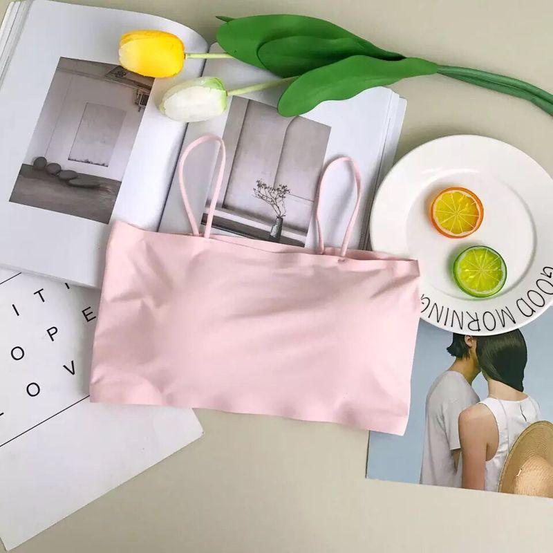 HÀNG MỚI VỀ- Áo Bra Đúc Su Quây 2 Dây 8881 siêu mịn- ÁO FREE SIZE