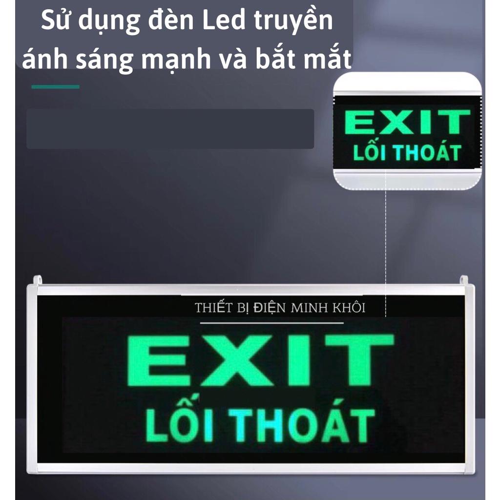 Đèn Exit Thoát Hiểm 2 mặt và 1 mặt, Đèn Led Dạ Quang, biến exit thoát hiểm giá rẻ,biển báo đèn dạ quang