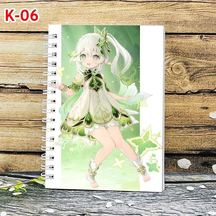 ￼Sổ viết Nahida genshin impact a6 200 trang / sổ tay hình nahida genshin impact