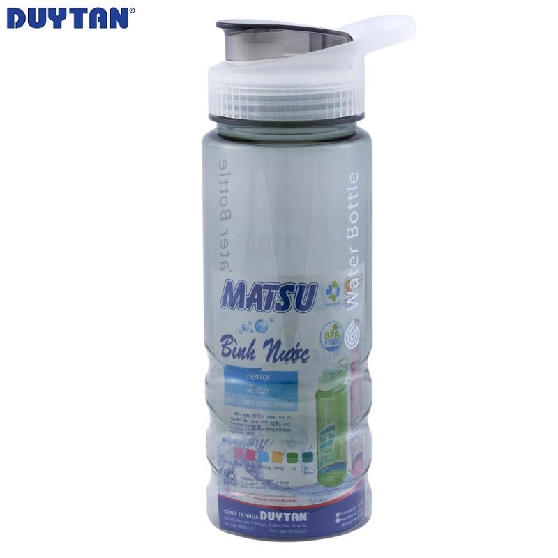 Bình nước nhựa Duy Tân Matsu 700ml - 10688 - Giao màu ngẫu nhiên - Hàng chính hãng