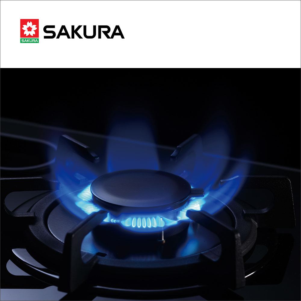 Bếp Gas Âm SAKURA G-2825AGB (Made in Taiwan) Hàng Chính Hãng