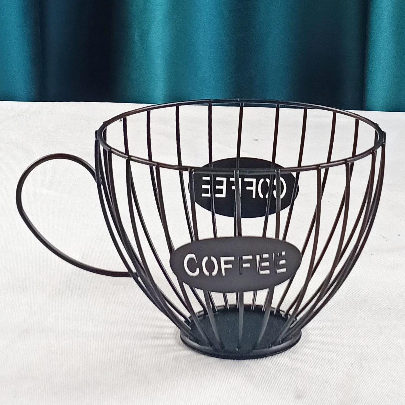 Coffee Pod Holder and Organizer Mug Coffee & Espresso Pod Holder Golden