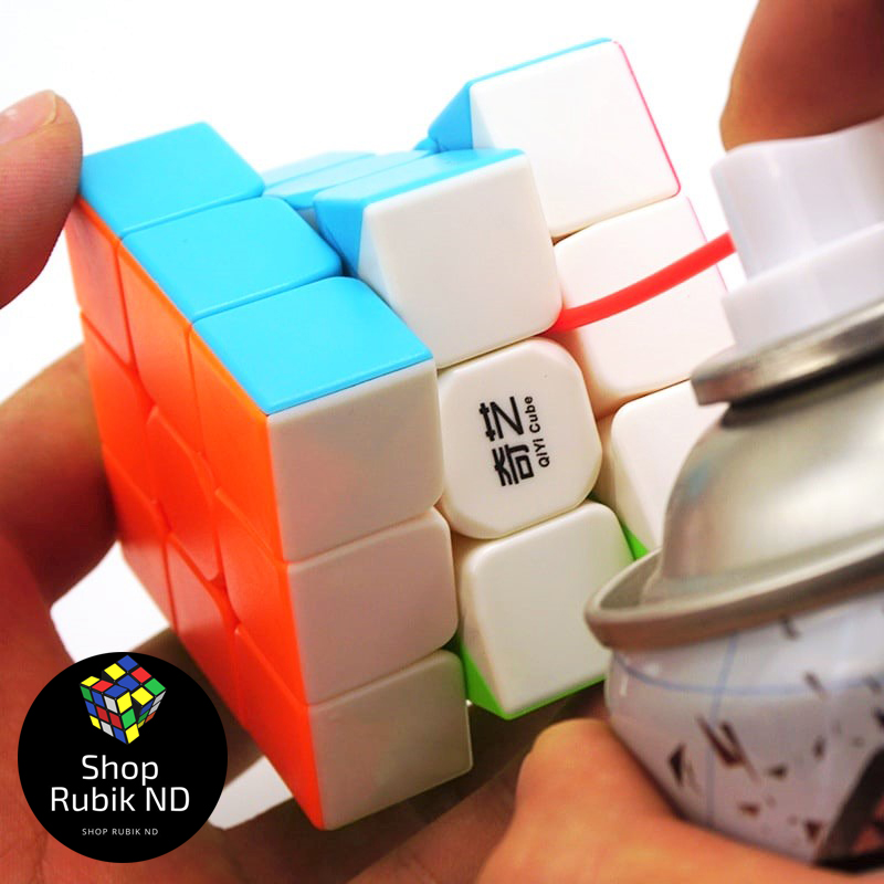 Rubik 3x3 QiYi Warrior S Stickerless Rubic 3 Tầng Không Viền