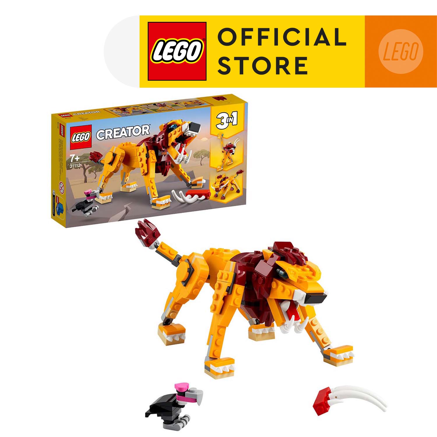 Đồ chơi LEGO Creator Sư Tử Hoang Dã 31112