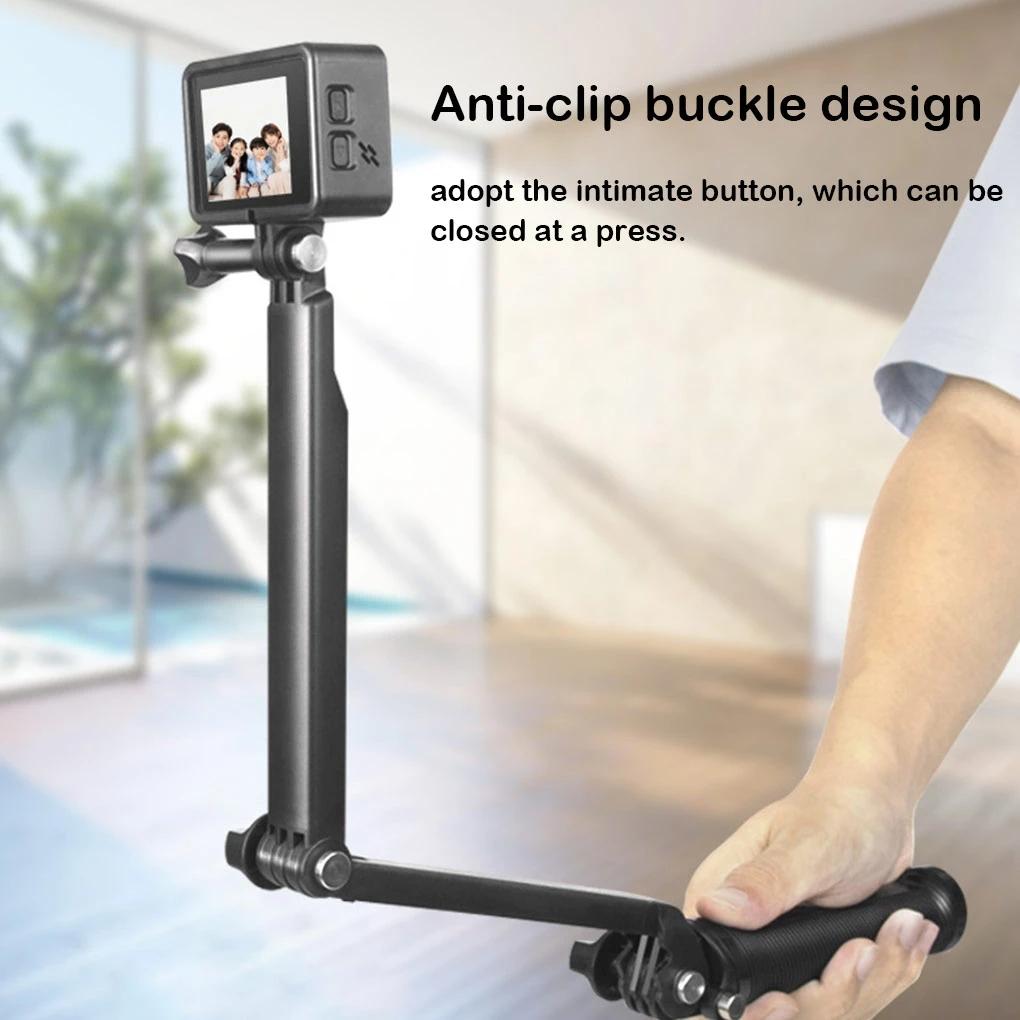 Camera Hành Động Cho GoPro Hero 10 9 Gậy Selfie Có Thể Điều Chỉnh Xoay 360° Tripod Nối Dài Thanh Monopod Hẹn Giờ Có Thể Gập Lại