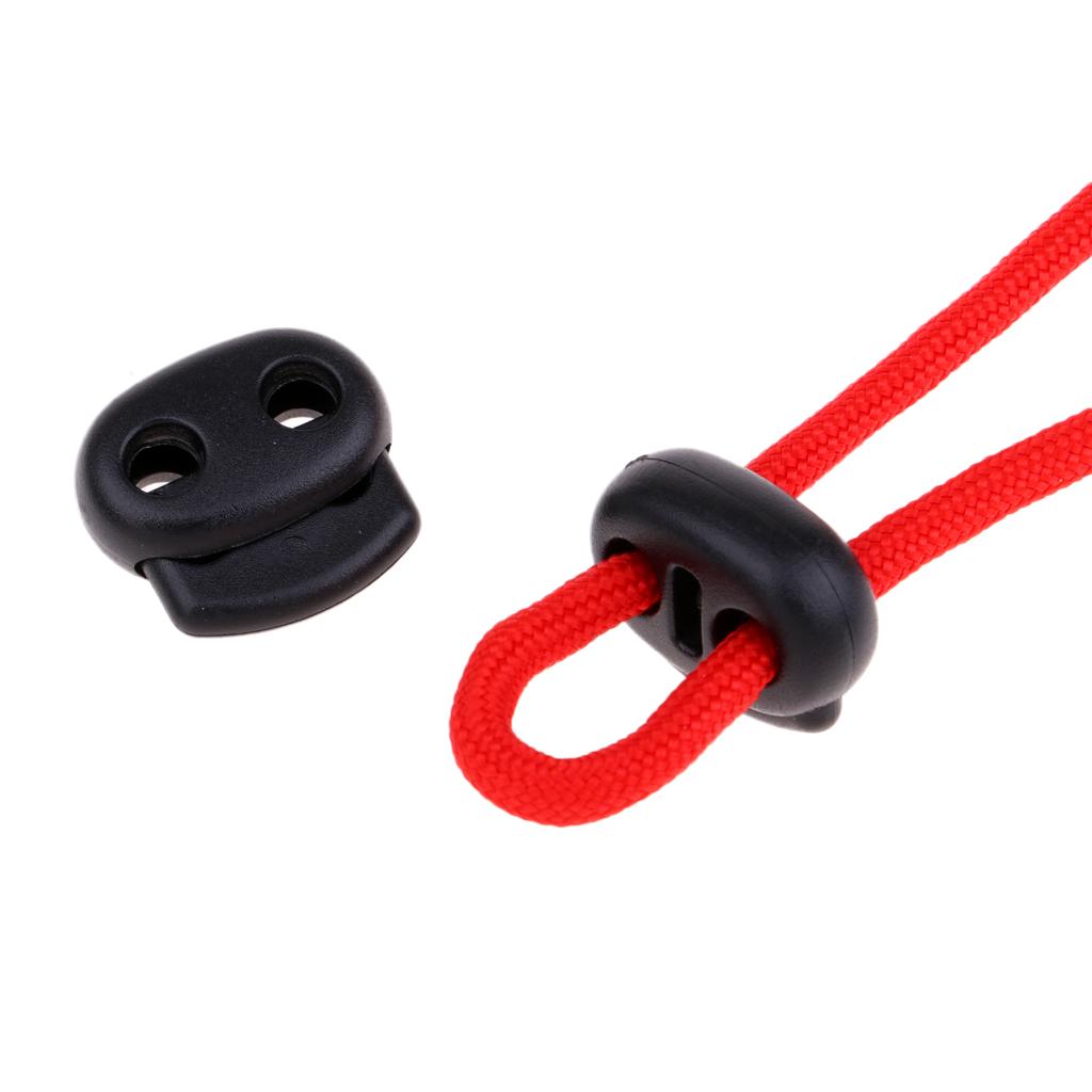 7-Strand Shoe Laces Shoelaces Fire Starter Emergency Survival Red