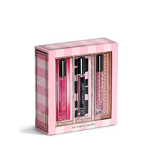 Victoria's Secret Perfume Rollerball Eau de Parfum Bombshell, Scandalous and Tease  3-Piece Set