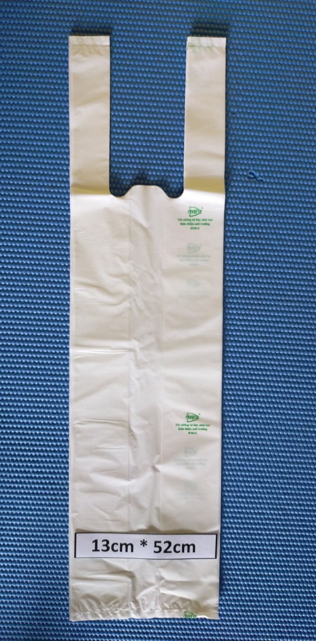 1 Kí Bao Ni Lông Tự Hủy Sinh Học - Kiều Gia - Màu Trắng Sữa - 13 Size / 1 Kilograms Of Bio-degradable Shopping Bags - KieuGia - Color Milk White - 13 Sizes