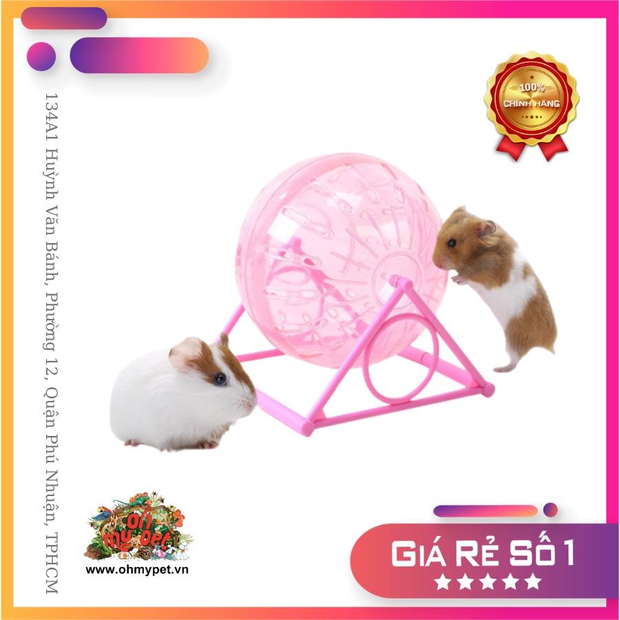 Banh chạy hamster tròn có đế tăng cảm giác vui vẻ cho thú cưng