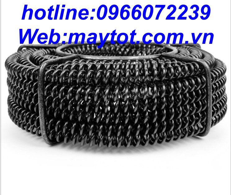 Dây thông tắc cống lò xo phi 16 dùng cho máy khoan dài 3m