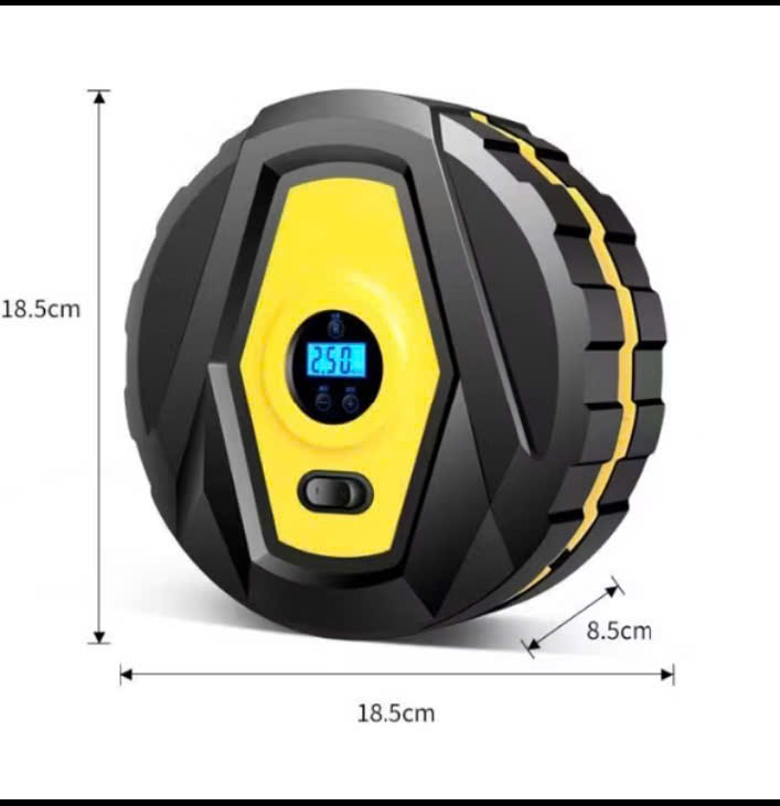 Bơm hơi bơm lốp xe máy ôtô xe đạp màn hình LED
